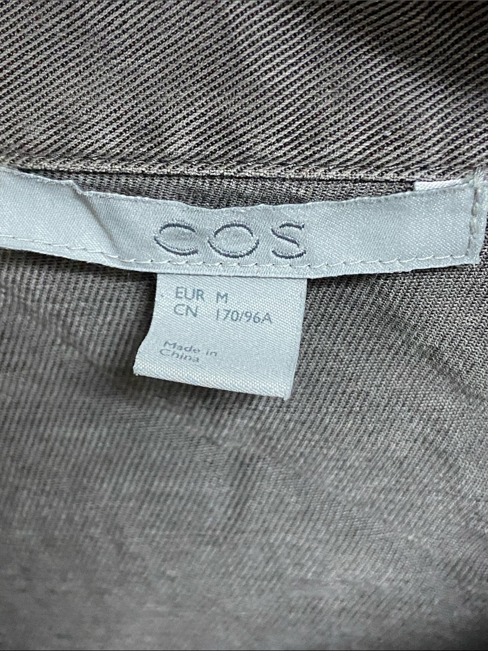COS Gray Button-Down Shirt - Picture 3 of 5